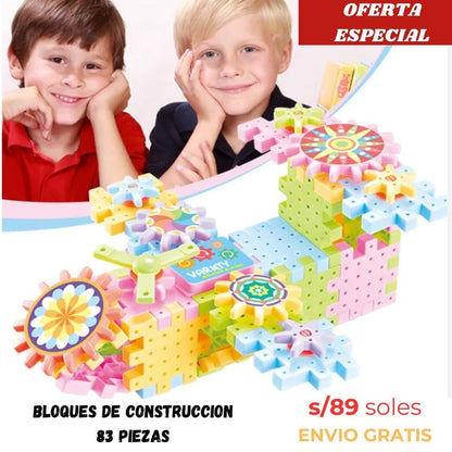 SET DE BLOQUES EN MOVIMIENTO 83PCS ✅ Envío Gratis