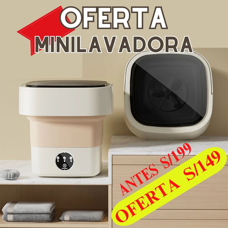 Mini Lavadora Plegable 6L