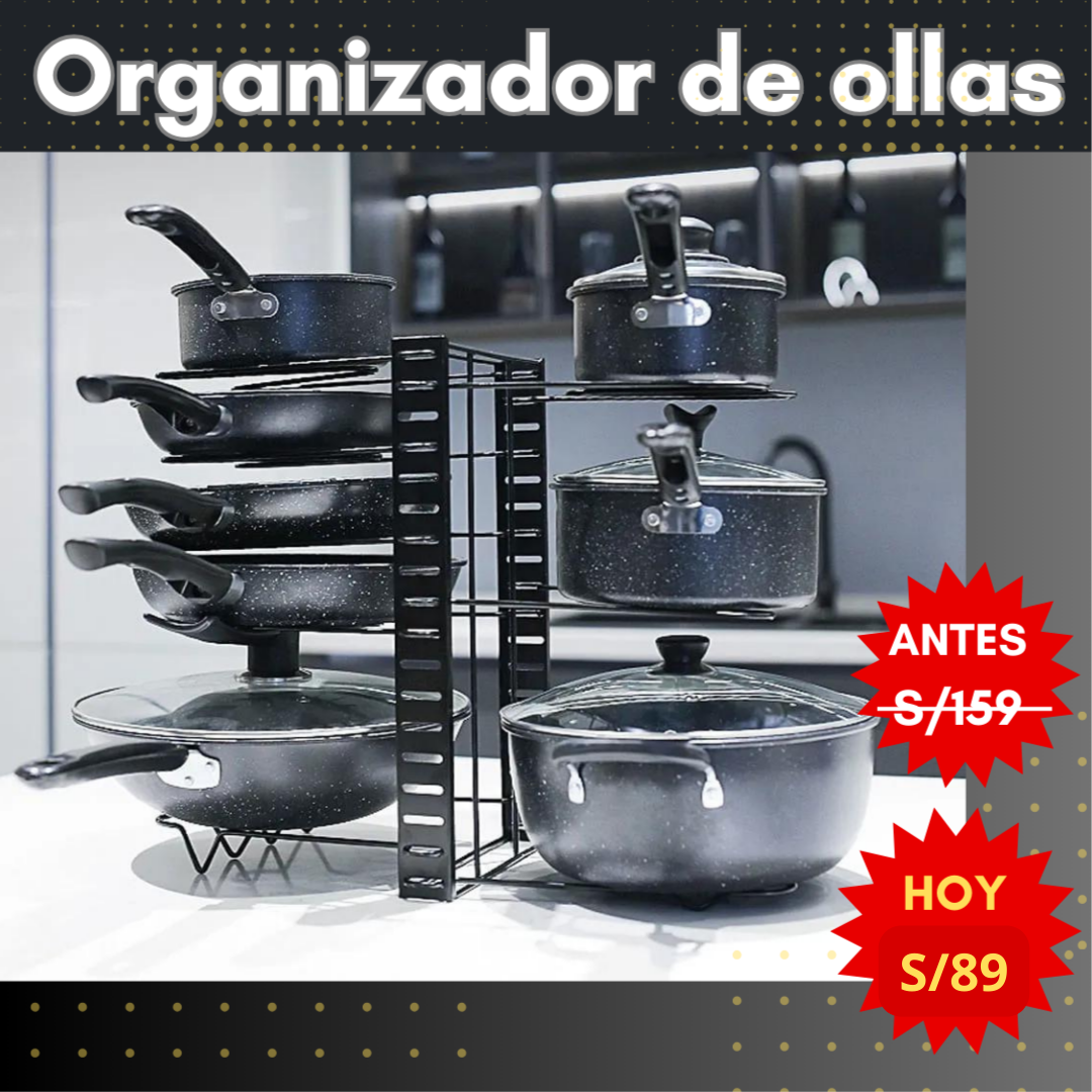 Organizador de Ollas Multifunción ✅ Envío Gratis